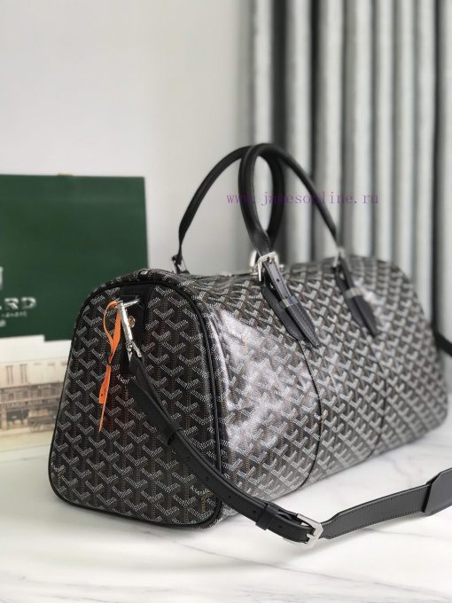 🧳 The Boston45 travel bag is made of Goyardine cotton linen canvas and Servon calf leather, la8rmhgp - Image 3