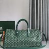 🧳 The Boston45 travel bag is made of Goyardine cotton linen canvas and Servon calf leather, vg9hw1lt