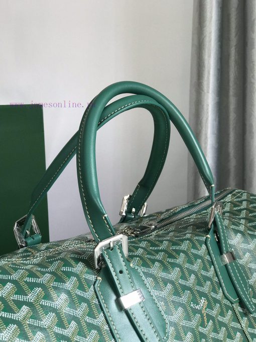 🧳 The Boston45 travel bag is made of Goyardine cotton linen canvas and Servon calf leather, vg9hw1lt - Image 6