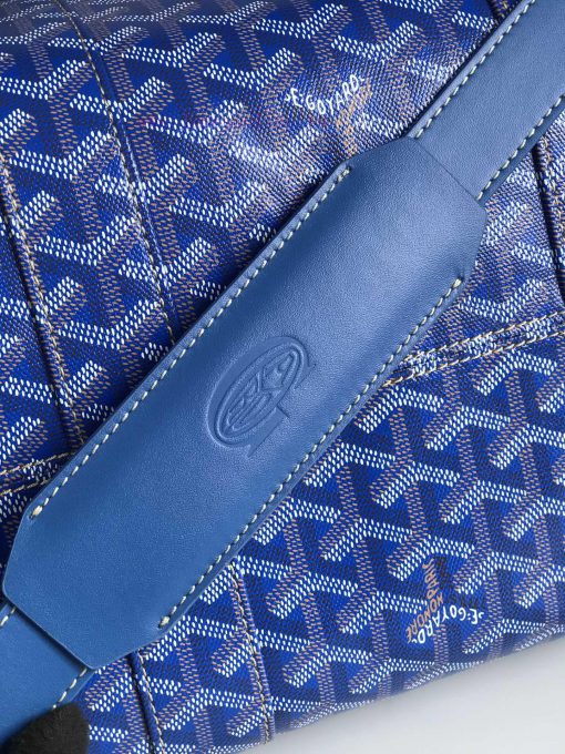 🧳 The Boston45 travel bag is made of Goyardine cotton linen canvas and Servon calf leather, p78f3blq - Image 6