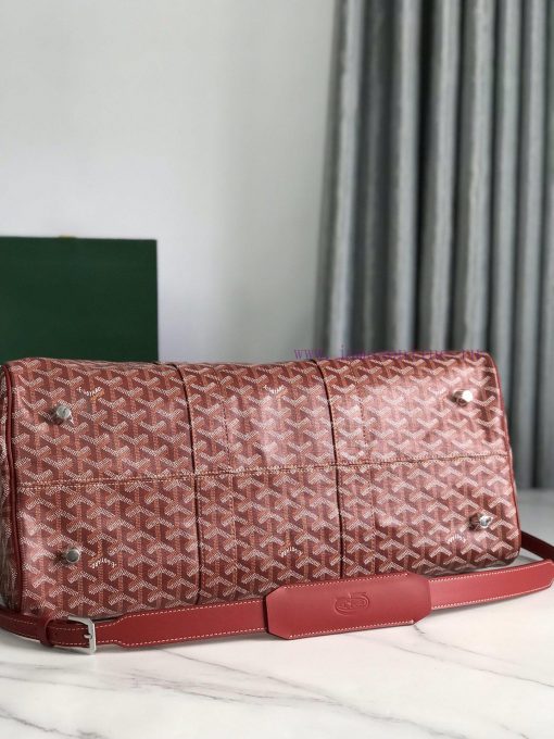 🧳 The Boston45 travel bag is made of Goyardine cotton linen canvas and Servon calf leather, lz4lzq74 - Image 6