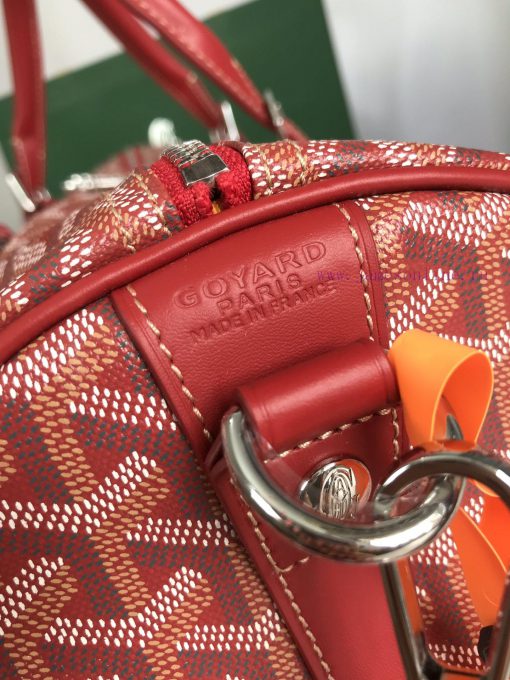 🧳 The Boston45 travel bag is made of Goyardine cotton linen canvas and Servon calf leather, lz4lzq74 - Image 7