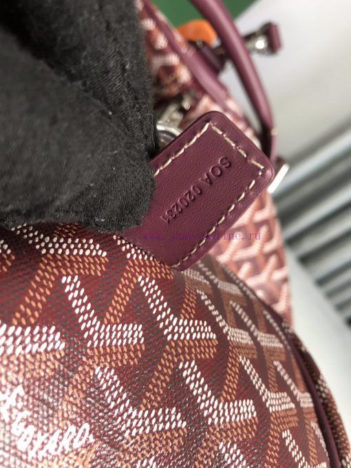 🧳 The Boston45 travel bag is made of Goyardine cotton linen canvas and Servon calf leather, q84mxi8x - Image 9