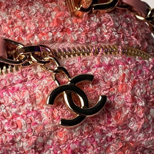Chanel Bag The Chanel 24s mini pink woolen A3753 color combination is simply stunning. The b dtjhkpdu - Image 4