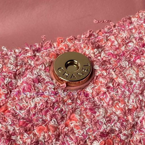 Chanel Bag The Chanel 24s mini pink woolen A3753 color combination is simply stunning. The b dtjhkpdu - Image 6