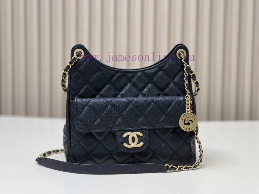 Chanel Bag 𝟮𝟯𝗣 Ball patterned 𝗛𝗼𝗯𝗼 BagSitting firmly, this shoulder bag has the highest atte htw3oqiz