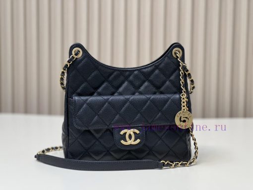 Chanel Bag 𝟮𝟯𝗣 Ball patterned 𝗛𝗼𝗯𝗼 BagSitting firmly, this shoulder bag has the highest atte htw3oqiz - Image 2