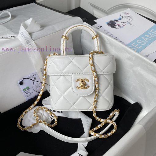 Chanel Bag The Chanel 23S new AS3973 handle makeup bag is a super popular item of the season b9dvd4kv