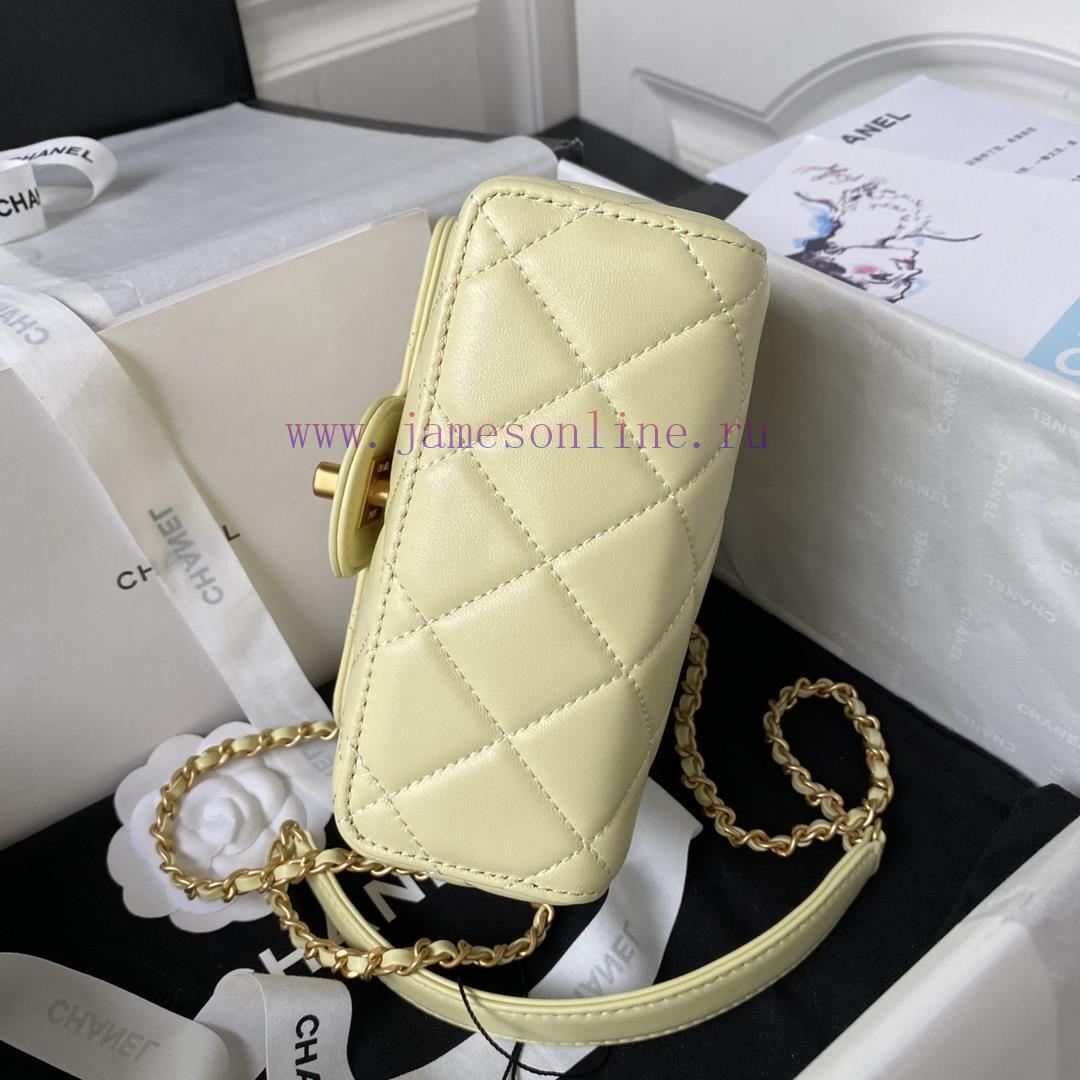 Chanel Bag Chanel 23S new AS4035 handle flip bag made of lambskin, this season's super popul oi0ve3yg - Image 7