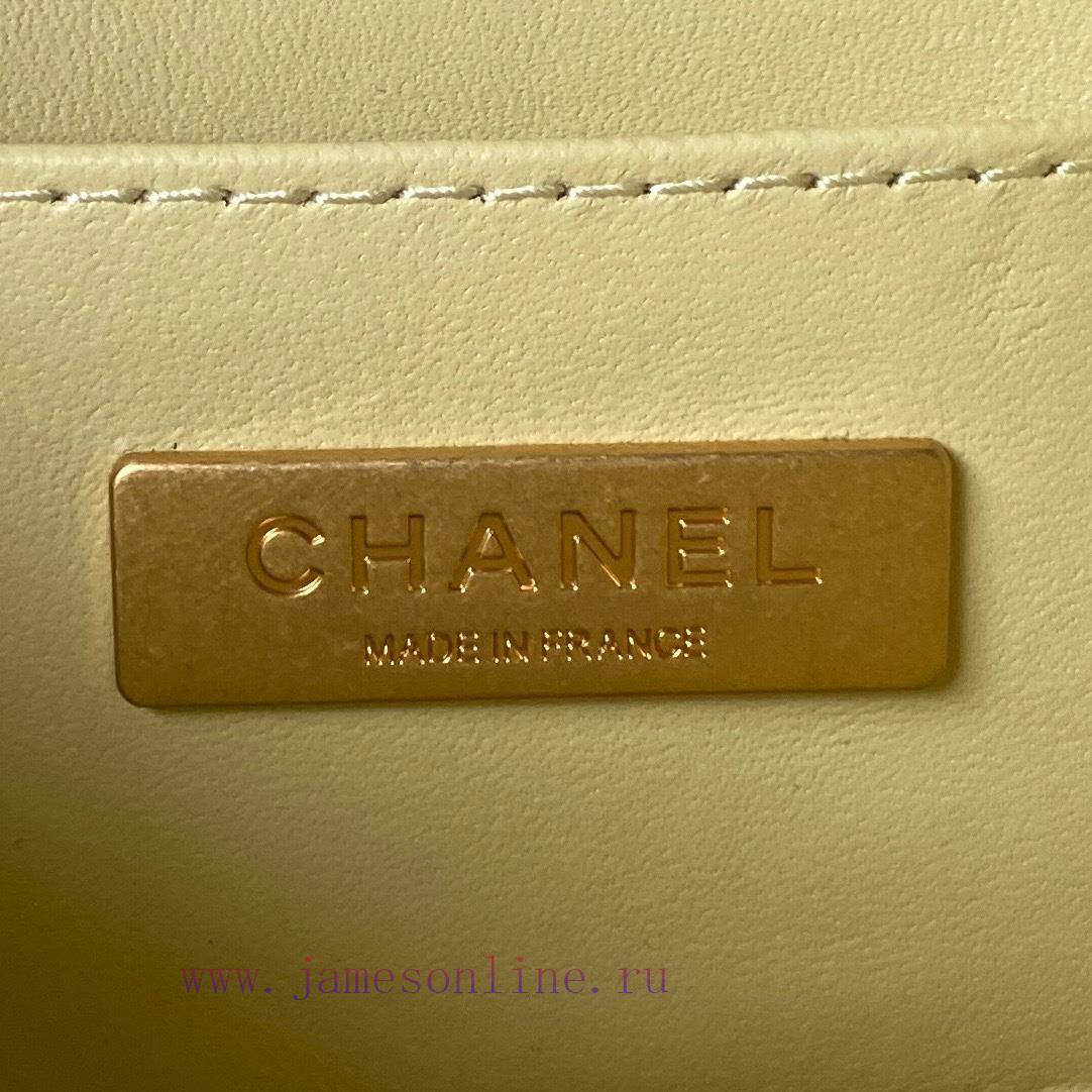 Chanel Bag Chanel 23S new AS4035 handle flip bag made of lambskin, this season's super popul oi0ve3yg - Image 9