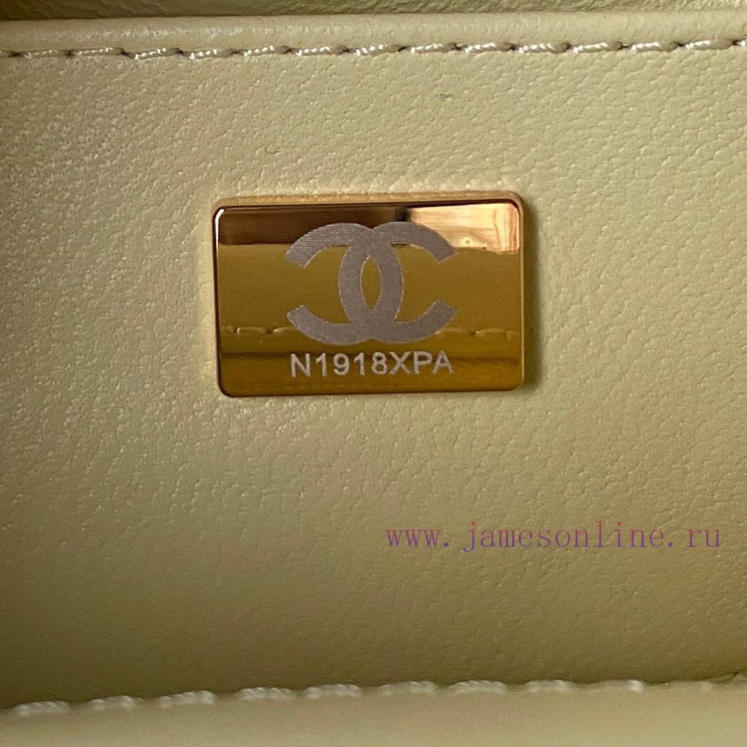 Chanel Bag Chanel 23S new AS4035 handle flip bag made of lambskin, this season's super popul oi0ve3yg - Image 10