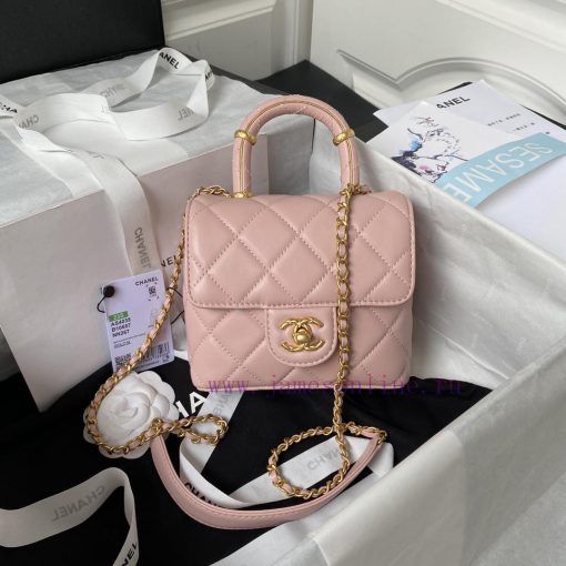 Chanel Bag Chanel 23S new AS4035 handle flip bag made of lambskin, this season's super popul 3rt50snw - Image 2