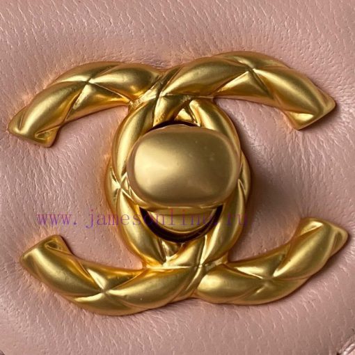 Chanel Bag Chanel 23S new AS4035 handle flip bag made of lambskin, this season's super popul 3rt50snw - Image 4
