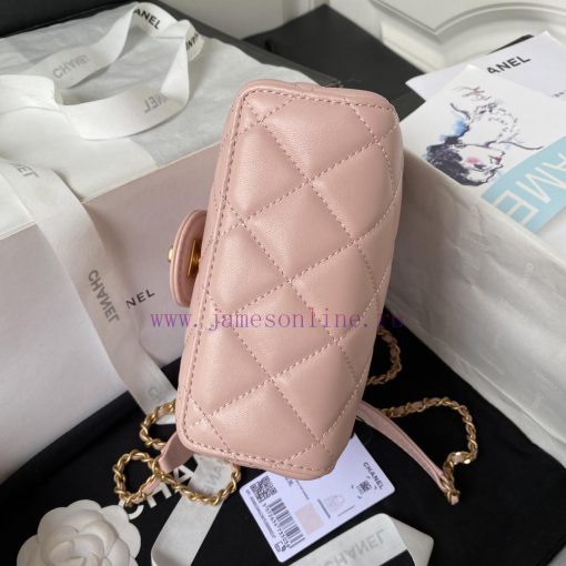 Chanel Bag Chanel 23S new AS4035 handle flip bag made of lambskin, this season's super popul 3rt50snw - Image 6