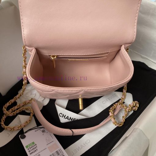 Chanel Bag Chanel 23S new AS4035 handle flip bag made of lambskin, this season's super popul 3rt50snw - Image 7