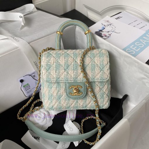Chanel Bag Chanel 23S new AS4035 handle flip bag with diagonal soft texture. This season's s usbs0hy6 - Image 2