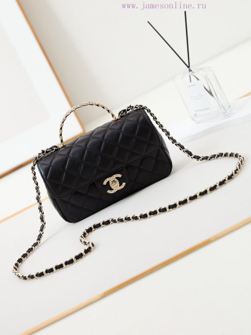 Chanel Bag The appearance of the 24A CF mini is truly stunningThe gentle texture and elegant 5pryv7hw - Image 2