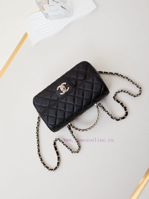 Chanel Bag The appearance of the 24A CF mini is truly stunningThe gentle texture and elegant 5pryv7hw - Image 8