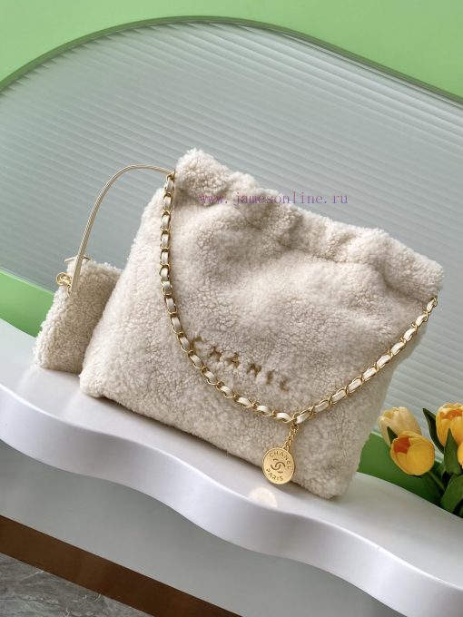 Chanel Bag 24K wool, 22bagsXiangnai Goose's bag accessories will always be planted with gras fk1ay2xi - Image 2