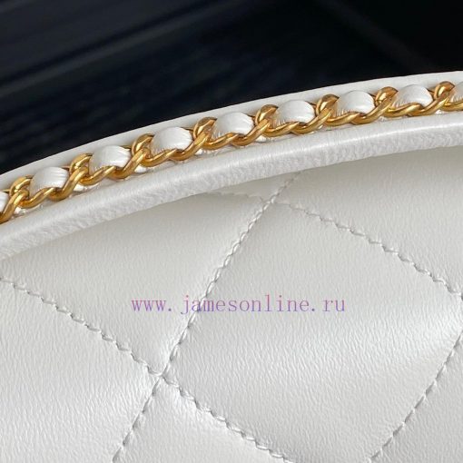 Chanel Bag Chanel 25C Early Spring Collection CF Woven Knot Handbag AS5298Sheepskin paired w m6prgngj - Image 5
