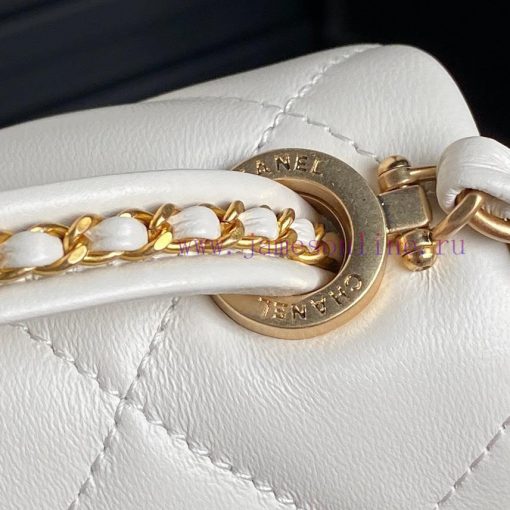 Chanel Bag Chanel 25C Early Spring Collection CF Woven Knot Handbag AS5298Sheepskin paired w m6prgngj - Image 7