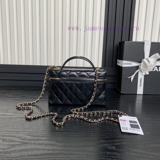 Chanel Bag Chanel 25C 4414 Small Diamond Logo Handheld Backpack with One Shoulder Sheepskin 1ou0ihkm - Image 3