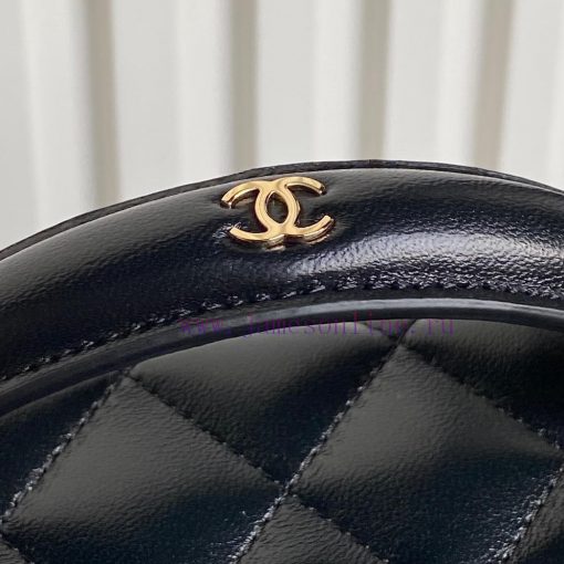 Chanel Bag Chanel 25C 4414 Small Diamond Logo Handheld Backpack with One Shoulder Sheepskin 1ou0ihkm - Image 5