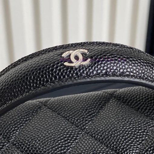 Chanel Bag Chanel 25C Silver Chain A4414 Logo Handheld Backpack with One Shoulder calf leath w6rwoto0 - Image 5