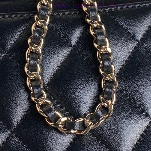 Chanel Bag Chanel 25C 4414 Small Diamond Logo Handheld Backpack with One Shoulder Sheepskin 1ou0ihkm - Image 10