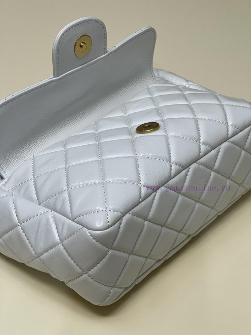 Chanel Bag 𝟮𝟯𝗣 Oil wax skin 𝗛𝗼𝗯𝗼The ceiling of the shoulder bag with the highest attention t aprwqhoy - Image 7