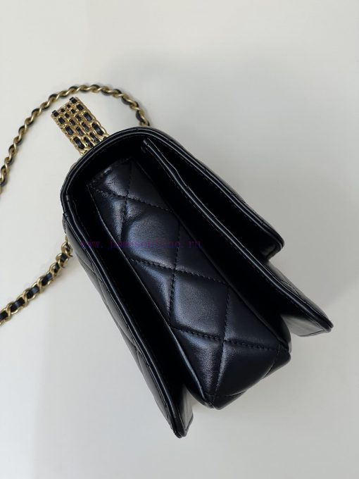 Chanel Bag 𝟮𝟯𝗣 The handle bag is made of cowhide series, with a bright luster, classic desig t229ju8e - Image 5