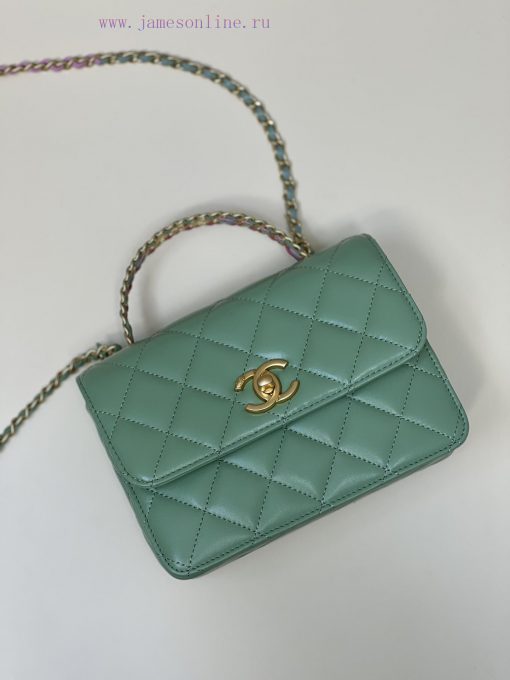 Chanel Bag 𝟮𝟯𝗣 The handle bag is made of cowhide series, with a bright luster, classic desig yw3t3r16 - Image 2