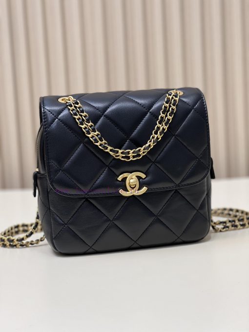 Chanel Bag 𝟮𝟯𝗣𝗔𝗱𝗼 Backpack 🪄Original factory lambskin has a delicate touchThe chain is the m rg2wwevu - Image 2