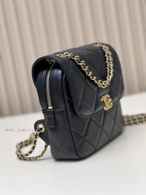 Chanel Bag 𝟮𝟯𝗣𝗔𝗱𝗼 Backpack 🪄Original factory lambskin has a delicate touchThe chain is the m rg2wwevu - Image 4