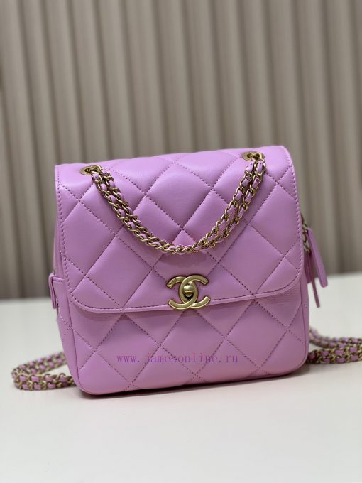 Chanel Bag 𝟮𝟯𝗣𝗔𝗱𝗼 Backpack 🪄Original factory lambskin has a delicate touchThe chain is the m vqnkaxtz - Image 2