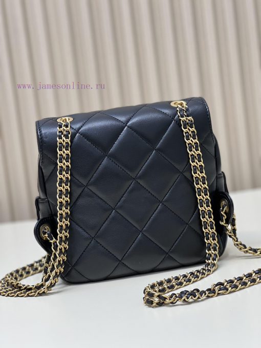 Chanel Bag 𝟮𝟯𝗣𝗔𝗱𝗼 Backpack 🪄Original factory lambskin has a delicate touchThe chain is the m rg2wwevu - Image 7
