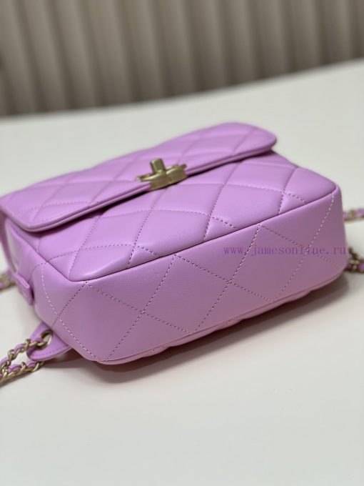 Chanel Bag 𝟮𝟯𝗣𝗔𝗱𝗼 Backpack 🪄Original factory lambskin has a delicate touchThe chain is the m vqnkaxtz - Image 7
