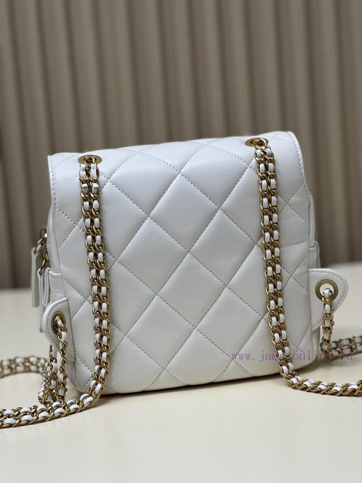 Chanel Bag 𝟮𝟯𝗣𝗔𝗱𝗼 Backpack 🪄Original factory lambskin has a delicate touchThe chain is the m rs764tma - Image 4