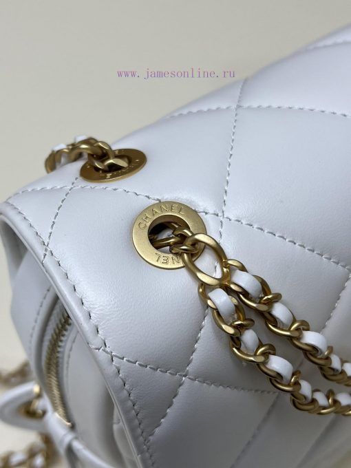 Chanel Bag 𝟮𝟯𝗣𝗔𝗱𝗼 Backpack 🪄Original factory lambskin has a delicate touchThe chain is the m rs764tma - Image 6