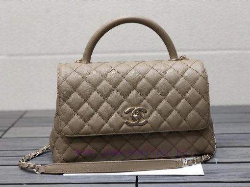 Chanel Bag 𝘾𝙃𝘼𝙉𝙀𝙇 𝟮𝟭𝙉𝙚𝙬 𝘾𝙤𝙘𝙤 𝙝𝙖𝙣𝙙𝙡𝙚The outer seam of the bag cover is designed with a built- 72btk6y3 - Image 2
