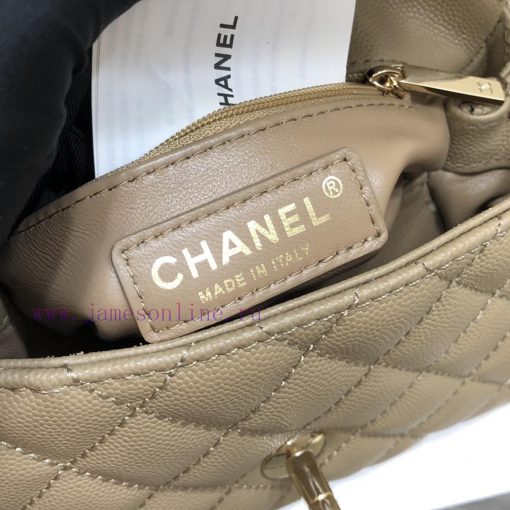 Chanel Bag 𝘾𝙃𝘼𝙉𝙀𝙇 𝟮𝟭𝙉𝙚𝙬 𝘾𝙤𝙘𝙤 𝙝𝙖𝙣𝙙𝙡𝙚The outer seam of the bag cover is designed with a built- p4a25urd - Image 9