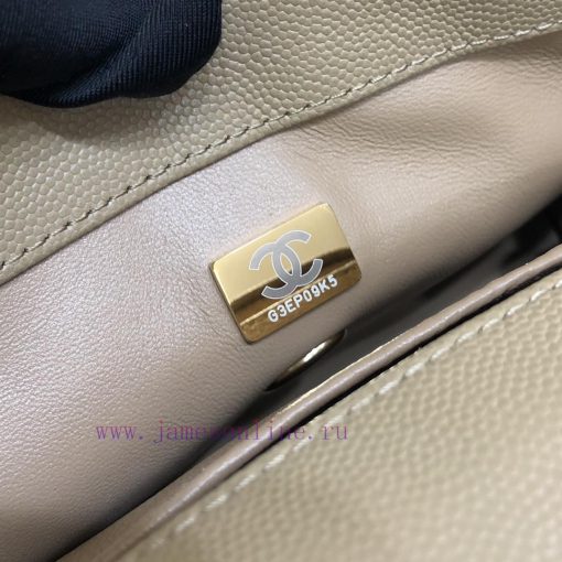 Chanel Bag 𝘾𝙃𝘼𝙉𝙀𝙇 𝟮𝟭𝙉𝙚𝙬 𝘾𝙤𝙘𝙤 𝙝𝙖𝙣𝙙𝙡𝙚The outer seam of the bag cover is designed with a built- p4a25urd - Image 10