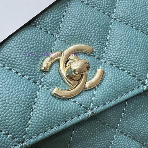 Chanel Bag 𝘾𝙃𝘼𝙉𝙀𝙇 𝟮𝟭𝙉𝙚𝙬 𝘾𝙤𝙘𝙤 𝙝𝙖𝙣𝙙𝙡𝙚The outer seam of the bag cover is designed with a built- oef9son4 - Image 6