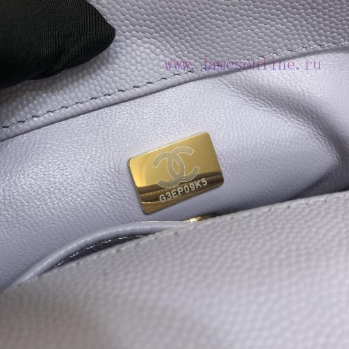 Chanel Bag 𝘾𝙃𝘼𝙉𝙀𝙇 𝟮𝟭𝙉𝙚𝙬 𝘾𝙤𝙘𝙤 𝙝𝙖𝙣𝙙𝙡𝙚The outer seam of the bag cover is designed with a built- 1ciqr1mb - Image 10