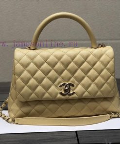 Chanel Bag 𝘾𝙃𝘼𝙉𝙀𝙇 𝘾𝙤𝙘𝙤 𝙝𝙖𝙣𝙙𝙡𝙚Customized original fine ball calf leather/inner calf leather p wi4bs117