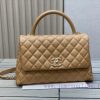 Chanel Bag 𝘾𝙃𝘼𝙉𝙀𝙇 𝘾𝙤𝙘𝙤 𝙝𝙖𝙣𝙙𝙡𝙚Customized original fine ball calf leather/inner calf leather p ihidg4zf