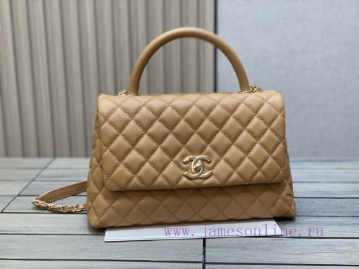 Chanel Bag 𝘾𝙃𝘼𝙉𝙀𝙇 𝘾𝙤𝙘𝙤 𝙝𝙖𝙣𝙙𝙡𝙚Customized original fine ball calf leather/inner calf leather p ihidg4zf