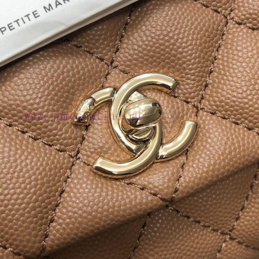 Chanel Bag 𝘾𝙃𝘼𝙉𝙀𝙇 𝘾𝙤𝙘𝙤 𝙝𝙖𝙣𝙙𝙡𝙚Customized original fine ball calf leather/inner calf leather p uel9us94 - Image 7
