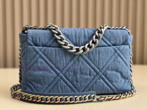 Chanel Bag 𝟮𝟮𝙎 Denim denim 𝟭𝟵𝘽𝙖𝙜𝗰𝗼𝗼𝗹 𝗰𝗼𝗹 denimStar Li Yuchun, the same style of Kusa Royal S vdhrwton - Image 4