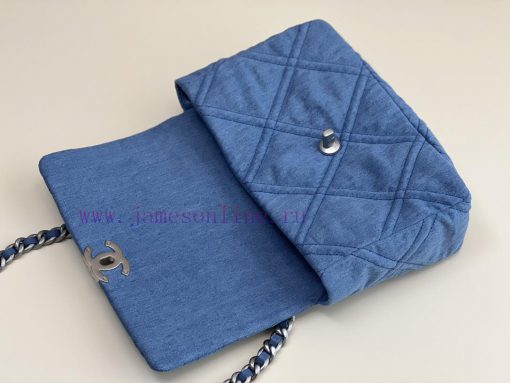 Chanel Bag 𝟮𝟮𝙎 Denim denim 𝟭𝟵𝘽𝙖𝙜𝗰𝗼𝗼𝗹 𝗰𝗼𝗹 denimStar Li Yuchun, the same style of Kusa Royal S vdhrwton - Image 8